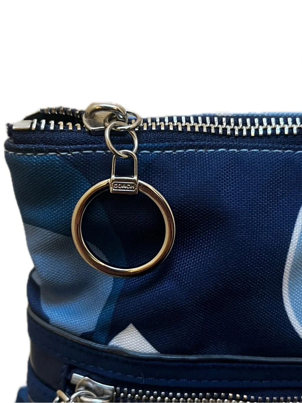 Coach Poppy Glam Pop Denim Appliqué Tote
